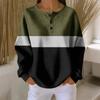 Women's Casual Shirts Long Sleeve Tops Button Up V Neck Loose Knit Fall Favorites For Women