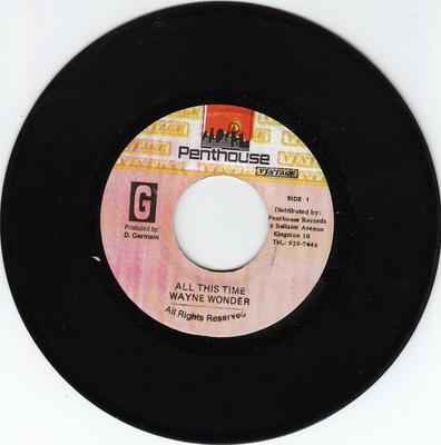 7inch Record WAYNE WONDER - All This Time PH4569 Penthouse Vinta Jamaica Reggae, Ska & Dub Used