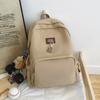 Schoolbag Mori Large-capacity Campus Backpack Design Sense Niche Students Solid Color Backpack Junior High School Student College Student Schoolbag 