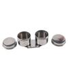 Painting Oil Pot Portable Stainless Steel Oil Painting Palette Cup with Lid