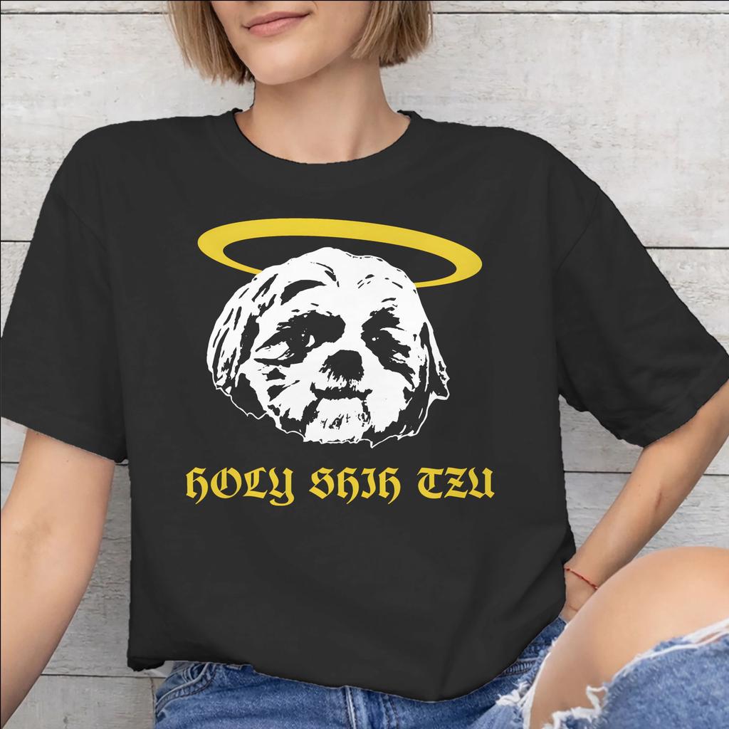 Unisex Unisex Print I Shih Tzu Not Funny Dog Lover T Shirt Tee Cotton Tshirts Clothing