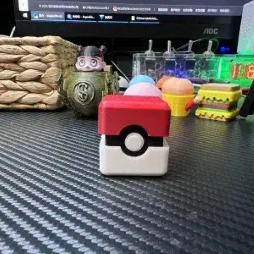 

Pokémon 3D Printed Poké Ball Press and Release Toy Sensory Object Pocket Portable Handheld Stress Relief Gadget Birthday Gift