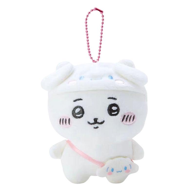 Chikawa Yukikawa Dog Self-mocking Bear Plush Toy With Pendant Animal Shape Pp Cotton Filling 20cm Teddy Bear 10cm Hanging Decoration