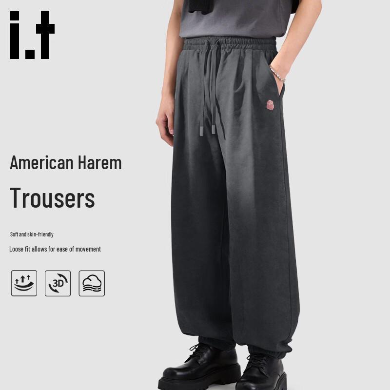 Fingercroxx Men s Casual Harem Jogger Pants 2XL