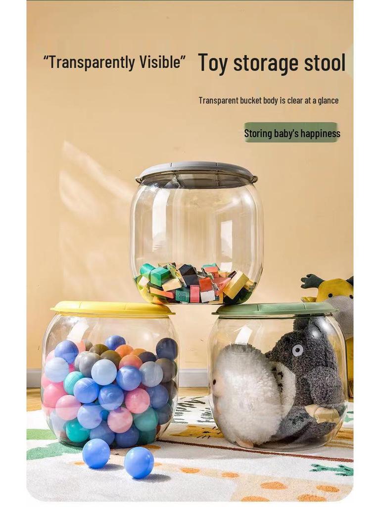 Children's Stackable Toy and Doll Storage Stool