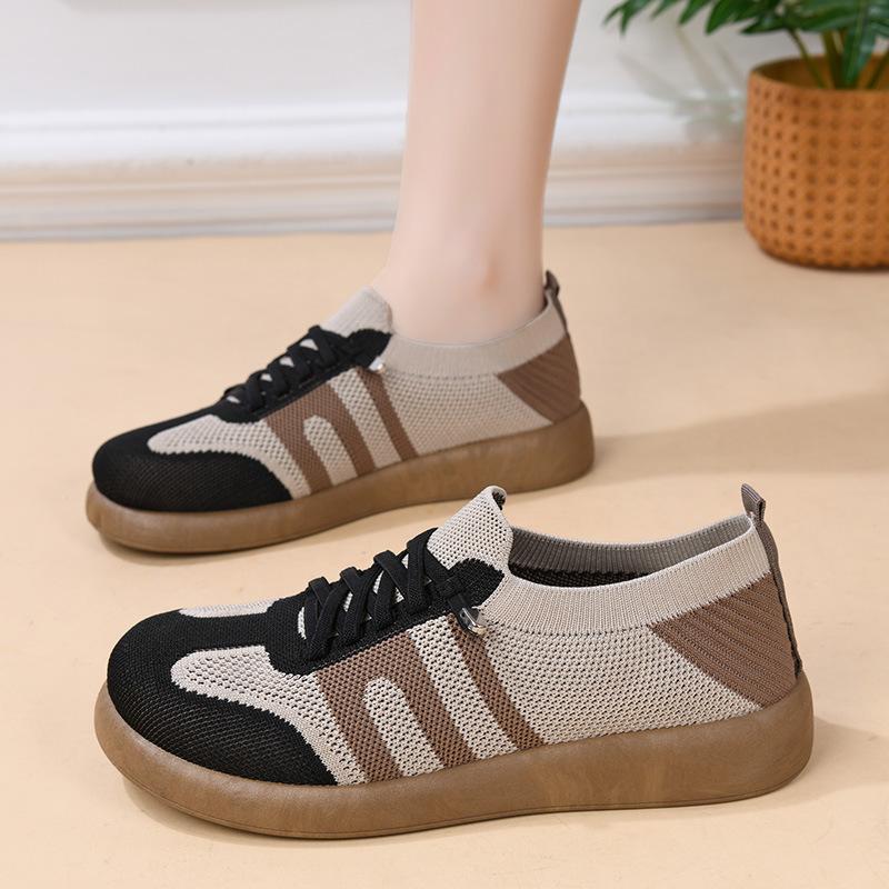 

Туфли женские весна и осень новые дышащие ленивые туфли мягкая подошва износостойкие одинарные туфли повседневные универсальные женские туфли-педальные туфли 36