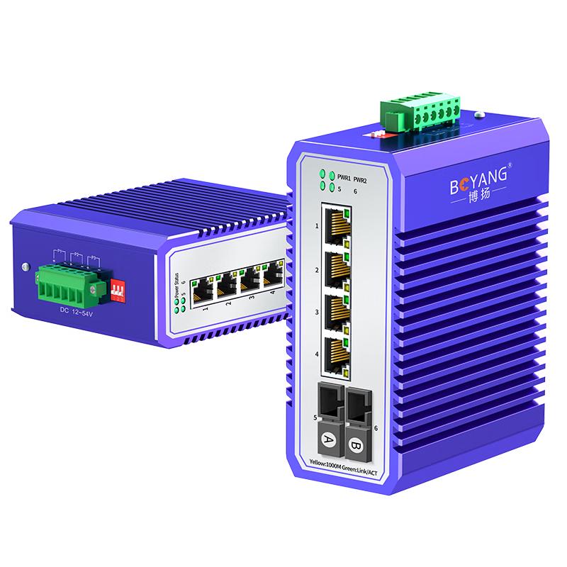 Boyang Industrial Gigabit Fiber Optic Transceivers/Converters