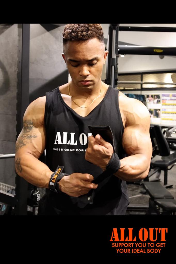 ALLOUT Power Grip Pro Genuine All Out ML Size (Orange (ML Size))