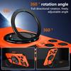 For iPhone 15 Pro Max Case Compatible with MagSafe Rotary Kickstand Anti-Drop TPU+PC Phone Cover