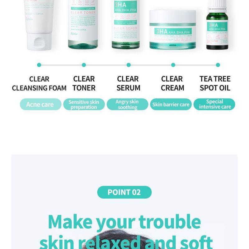 esfolio - 3HA Clear Cleansing Foam