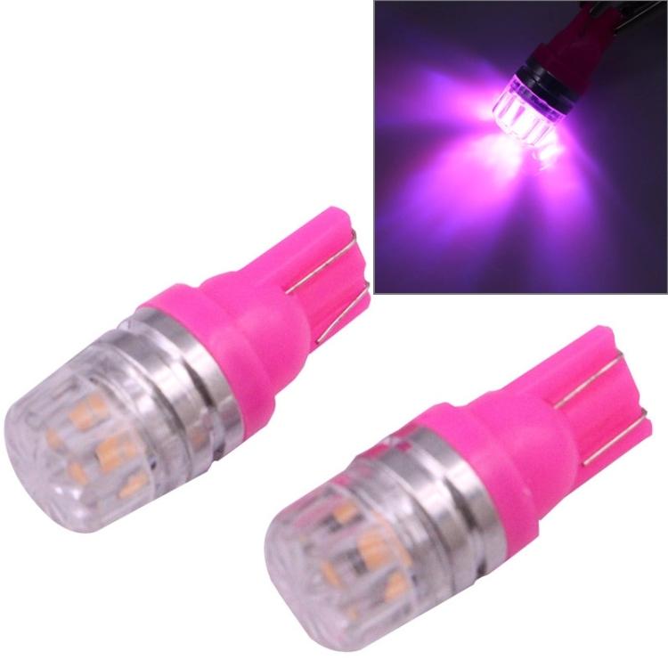 2 PCS T10 1.5W 60LM 1 LED Blue COB LED Brake Light for Vehicles, DC12V