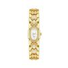 Relojes de Moda Pulsera Dorada Acero Inoxidable Reloj de Cuarzo Reloj Vintage para Mujer Relojes de Pulsera con Diamantes Regalos para Mujeres