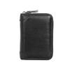 Women's RFID Multi-Slot Accordion Cowhide Card Holder with Anti-Theft Protection