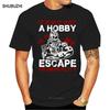 Kartfahren Flucht aus der Realität Lustiges T-Shirt und Herren-T-Shirt Einfaches Baumwoll-T-Shirt Bequem
