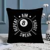 Black And White No Ball Art Pillow Cushion Cover Pillowcase Living Room Sofa Home Decor Customized