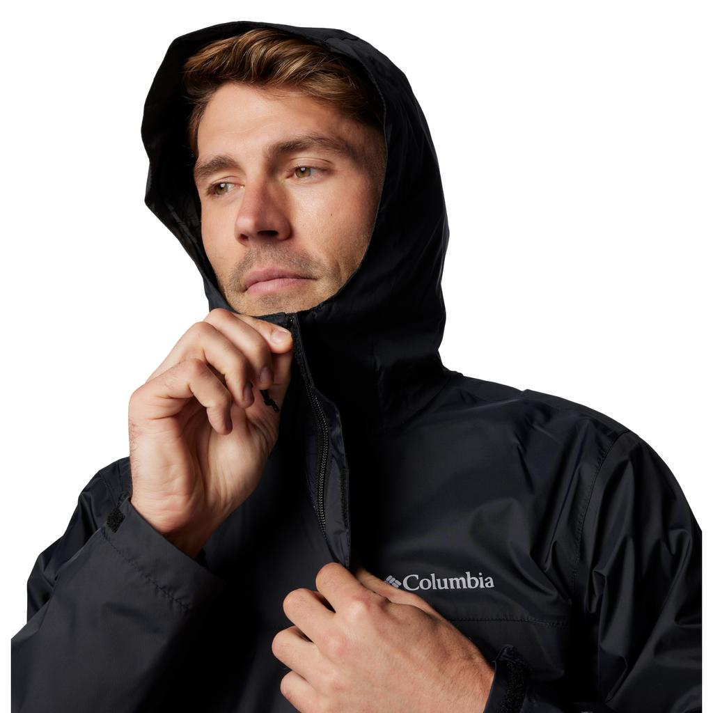 Columbia Watertight II Rain Jacket, Mens Black Jacket
