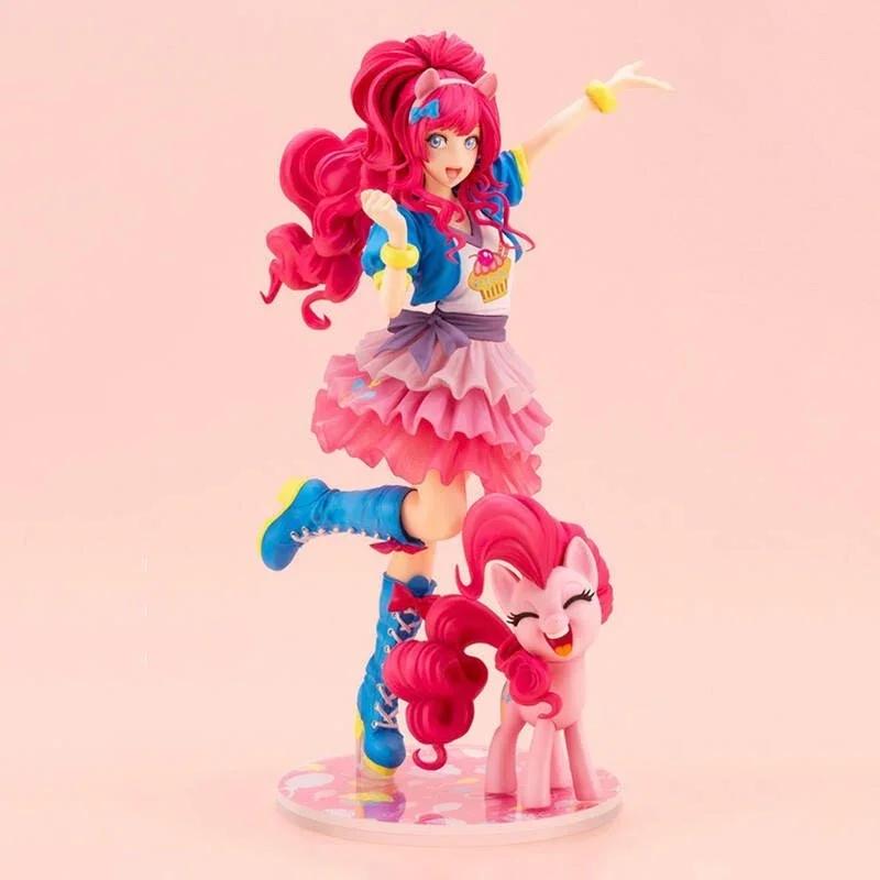 My Little Pony Bishoujo Anime Figure Applejack Fluttershy Mikuo Statue Rainbow Dash Bishoujo Rarity Figurines Doll Gift Toy