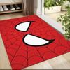 1pc Spider-Man Cartoon Carpet, 100% Polyester, Non-slip, Machine Washable, Waterproof, Outdoor Yard and Garden Decor, Home and Bedroom Decorative