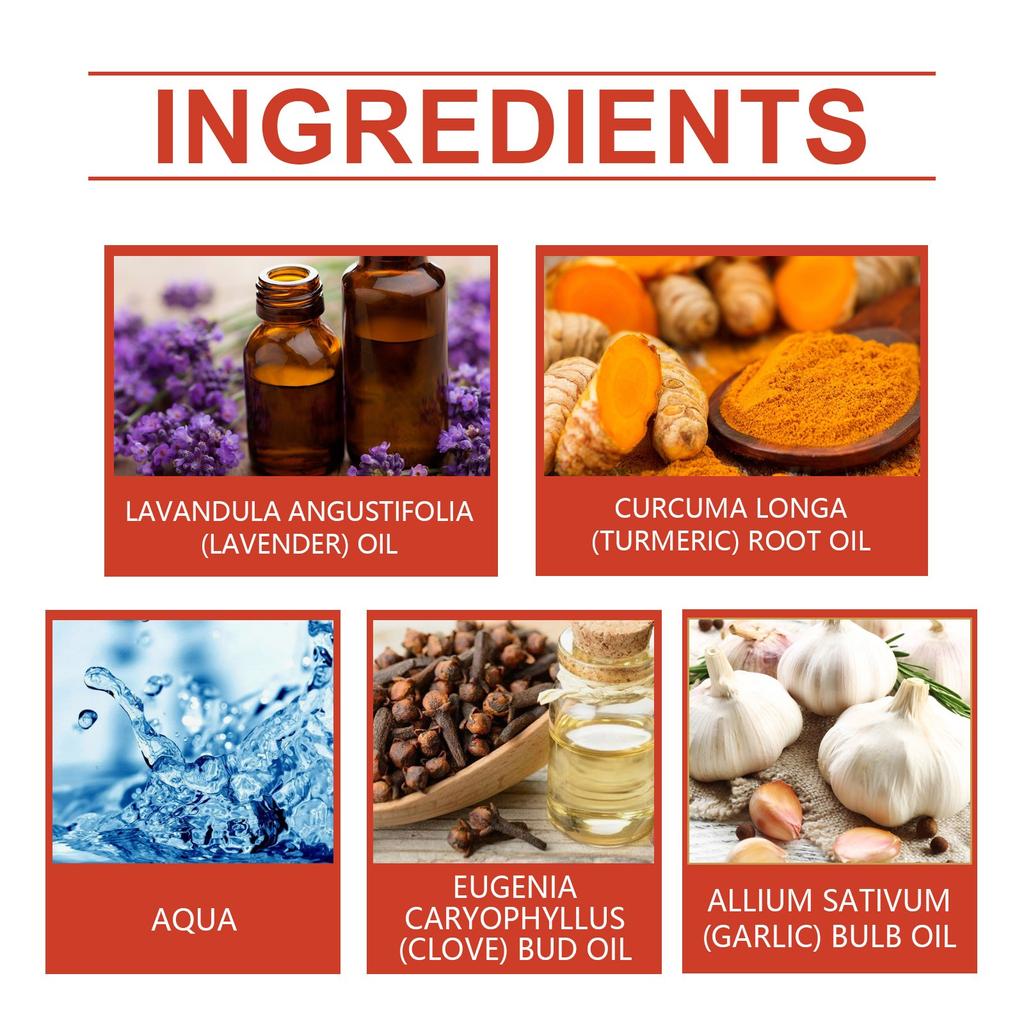 Tannsmerter Smerte Urteolje Tannpinelindring Serum Urte Smertelindring Hevelse Kjølig Beroligende Munnpleie Serum Olje 30ml