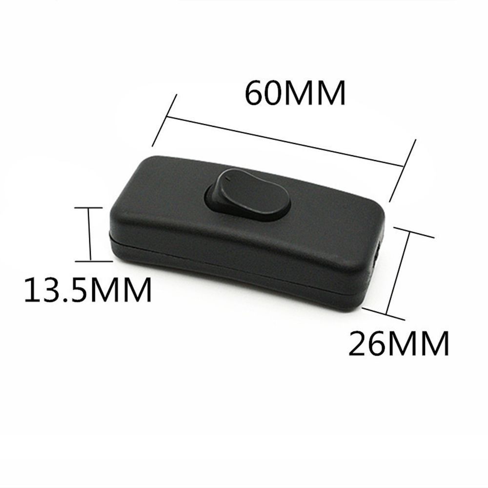 Professional Bedside Lamp ON/OFF Rocker Switch Button Switchs Toggle Switches Wire Control Switch