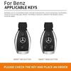 Zine Alloy Car Key Case Cover Shell Holder For Mercedes Benz A B C E Class GLS GLA GLK GLC CLS CLA AMG W204 W205 W212 W463 W176 CD1