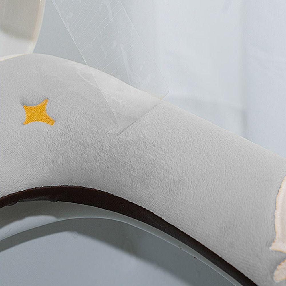 Cartoon Plush Toilet Cover Gasket Reusable Toilet Cushion Cover Duck Toilet Seat Cover  Lavatory