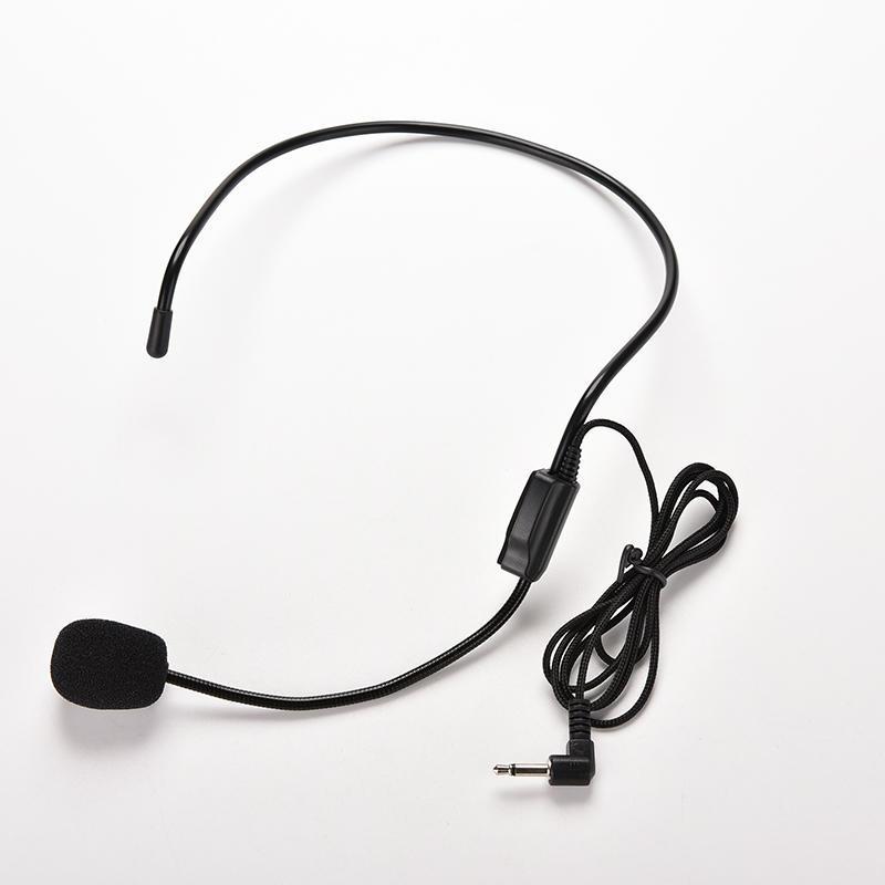 1PC Vocal Wired Headset Microphone microfono For Voice Amplifier Speaker Mike