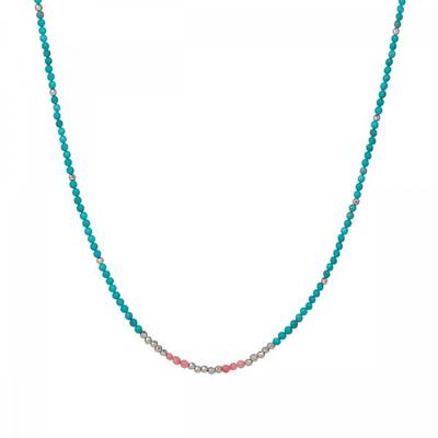 Rainbow Turquoise   Coral Necklace Ms2n204n  Ms2n205n