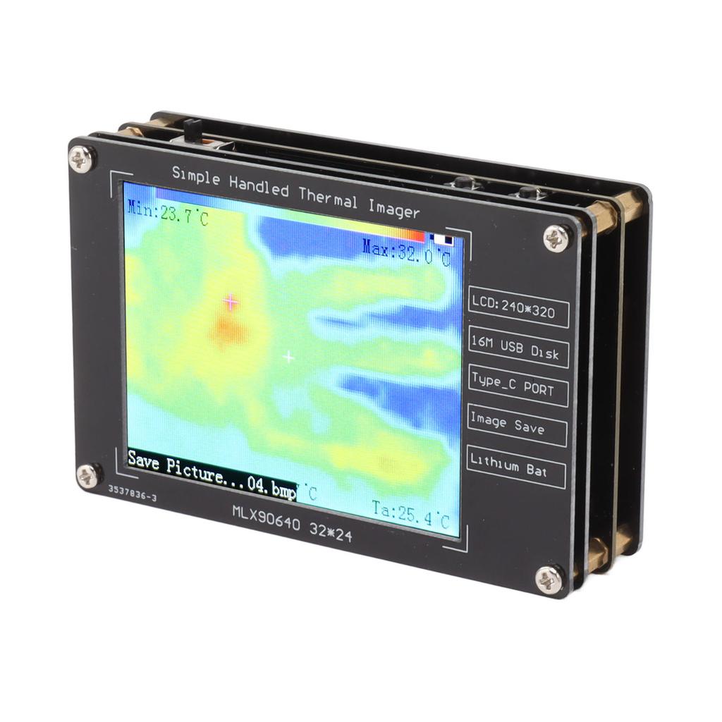 Infrared Thermal Imager Portable DIY LCD Digital High Accuracy Infrared Temperature Sensor for