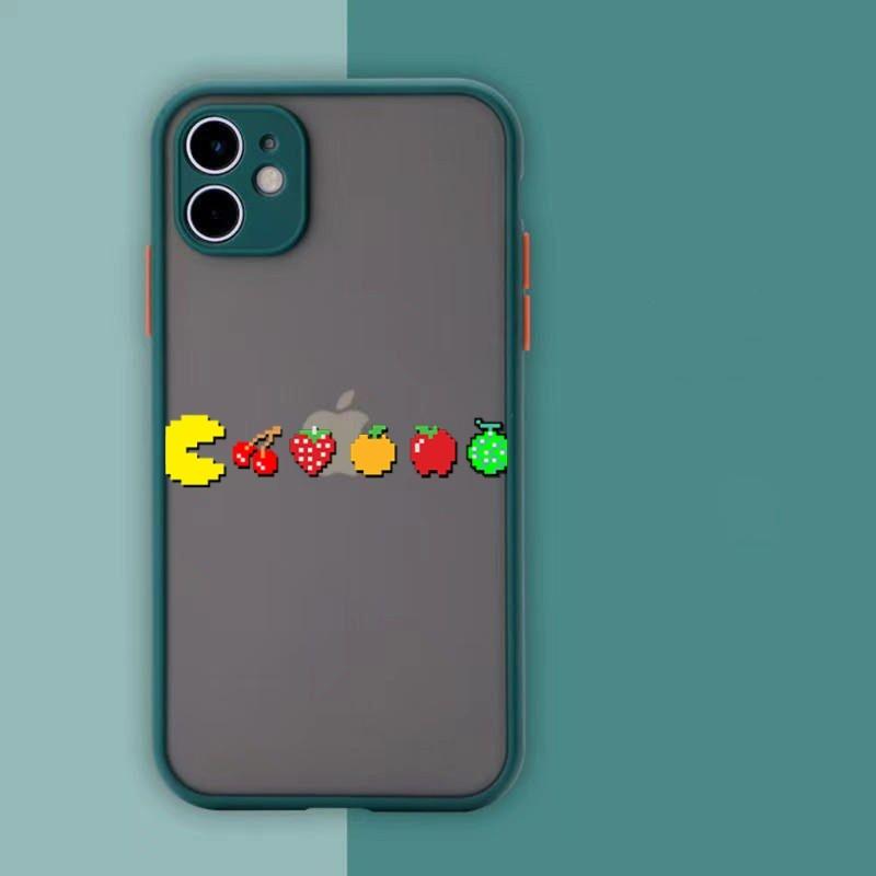Roztomilý herní obal na telefon Pac-Man pro iPhone 13 12 11 Mini Pro Max XS X Max XR 8 7 Plus SE 2022 Obal na telefon v barvě kůže
