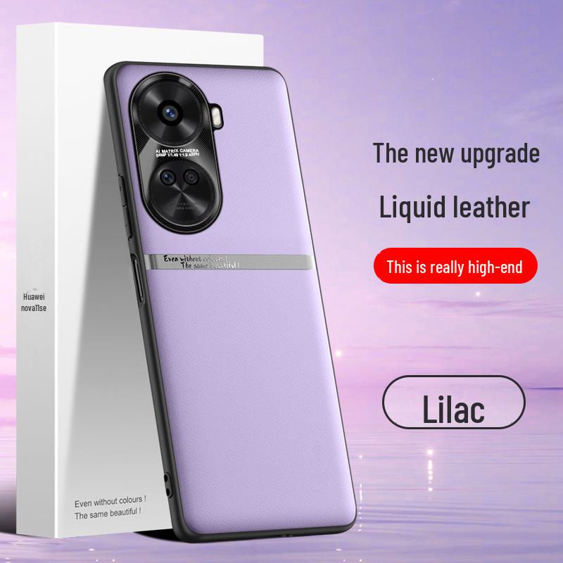 Custodia Protettiva Huawei Nova 12SE in Pelle Liquida - Anti-Caduta e Anti-Macchia, Design Monopezzo, Facile da Sostituire.