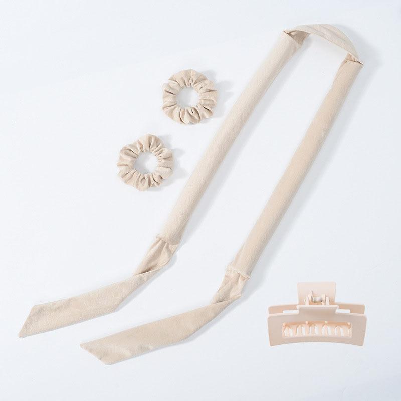 Heatless Curling Rod Headband No Heat Ribbon Hair Rollers Silk Curls Lazy Hair Curlers Sleeping Soft Headband Hair Styling Tools