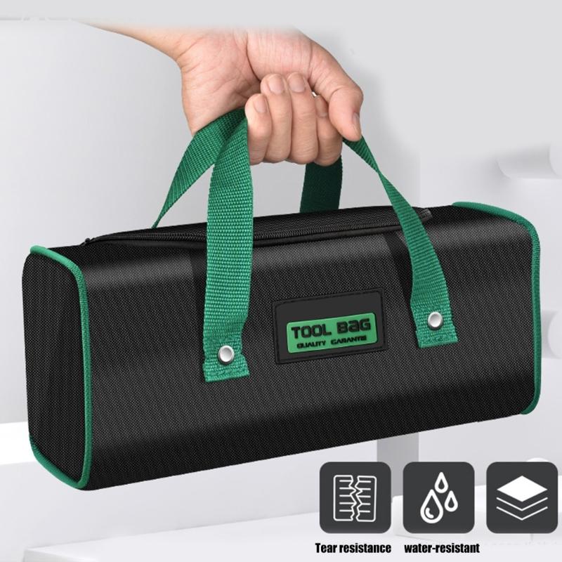 Efficient Tool Management Bag Oxford Tool Organizers for Electricians Outdoor Waterproof Zippered Tool Carriers Case