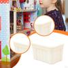 1/12 Miniature Storage Box with Lid Craft Diorama Scenery Ornament, Mini Organizer for DIY