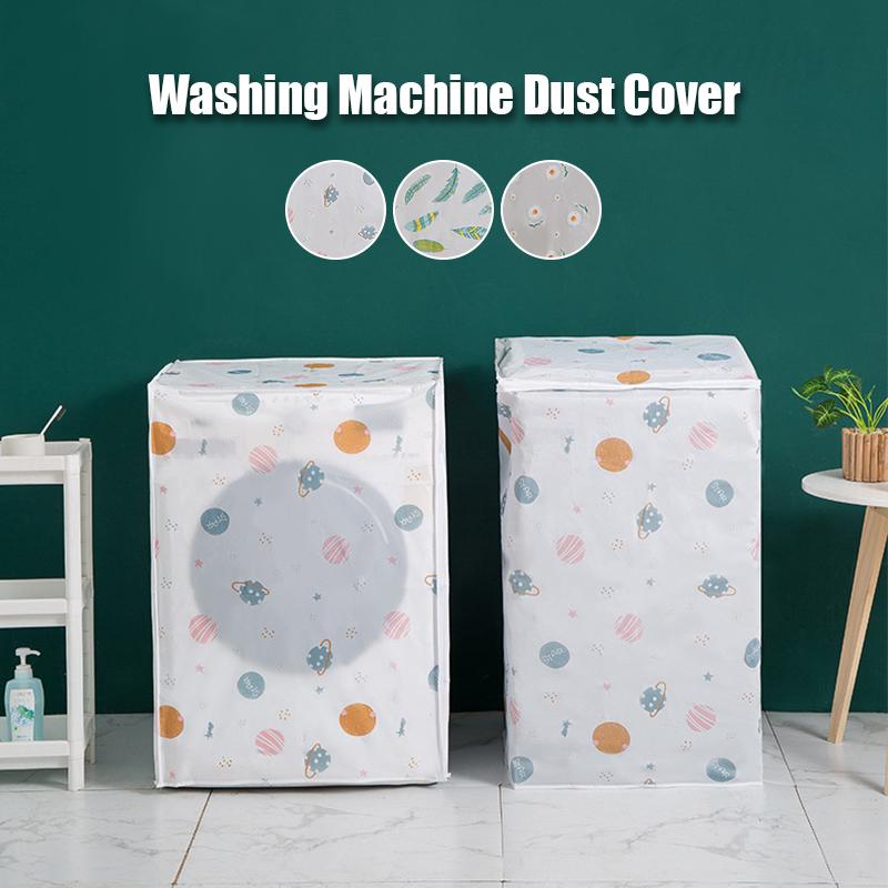 1PC Universal Washing Machine Cover Washing Machine Dust Cover Anti-Mold Laundry Cover Heavy-Duty 83x62cm/84x57cm