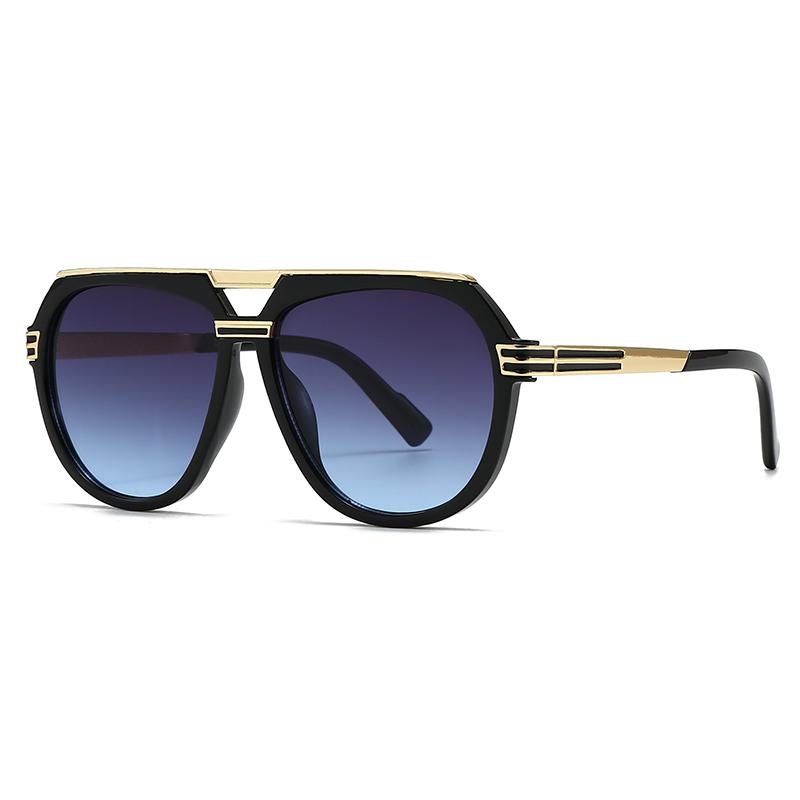 Cross-Border Export New Modern Coverage Large Frame Men's Sunglasses Ins Style Street Style Big-Name Sunglasses Lh