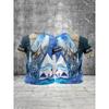 Summer Men's Fishing T-Shirts Short Sleeve 3d Fish Print Street T-Shirts Hip Hop Big Size Man Tees Loose Casual O-Neck Shirt