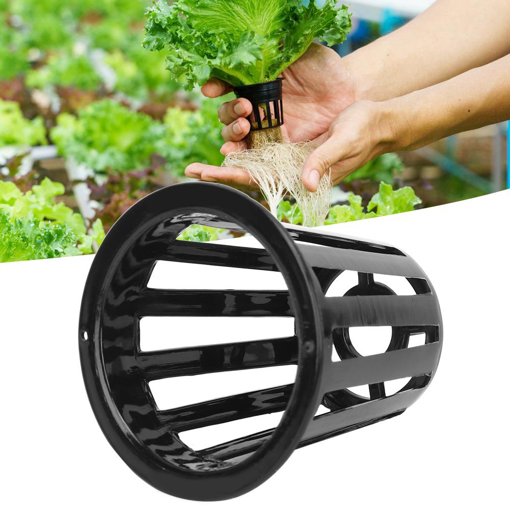 50Pcs Hydroponics Soilless Plant Flower Growing Basket Mesh Pot Net for Greenhouse