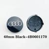 MMM New Black Grey 4pcs Set Audi Car Wheel Center Caps 60mm 61mm 69mm 68mm Automotive for Audi A3 A4 A5 A6 A7 A8 S4 S6 4B0601170