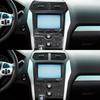 4Pcs For 2011-14 Ford Explorer Carbon Fiber Interior Central Console Cover Trim