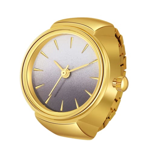 Lancardo Waterproof Analog Ring Watch, One Size Fits Most, Perfect for Men and Women, Perfect Gift for Birthdays, Anniversaries, Valentine's Day, Whit