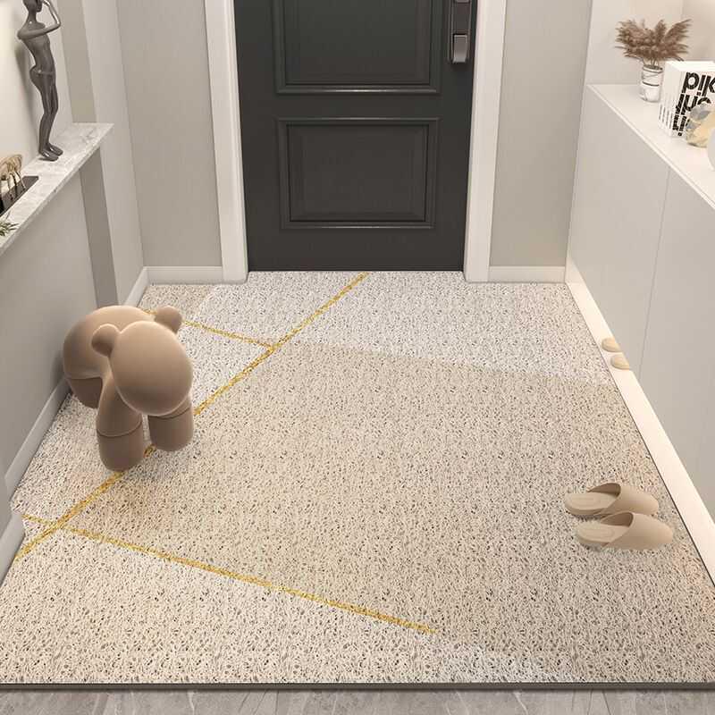 Luxury Entryway Loop Pile Non-Slip Mat - Dust-Resistant & Cuttable Carpet for Hallways