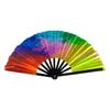 Chinese Style Folding Fan With Plastic Frame For Dance Performances And Gifts