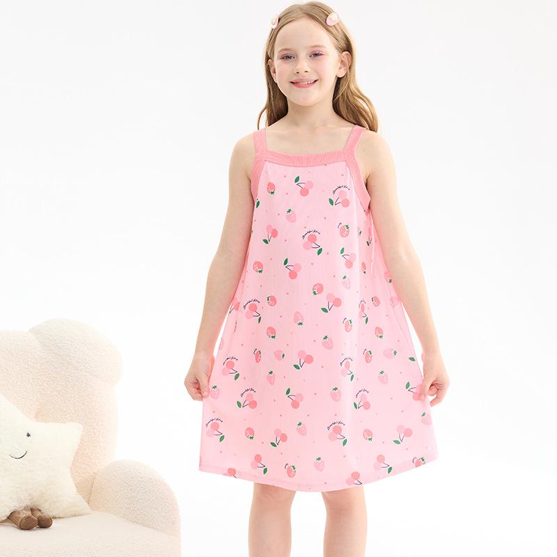 Dziecięca Moda Sukienka Tank Top Letnia Dziewczęca Słodka Księżniczka Bez Rękawów