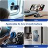 Mobile Phone Vacuum Suction Cup Holder Foldable for iPhone/ Android Kitchen Lazy Vacuum Double Sided Magnetic Bracket