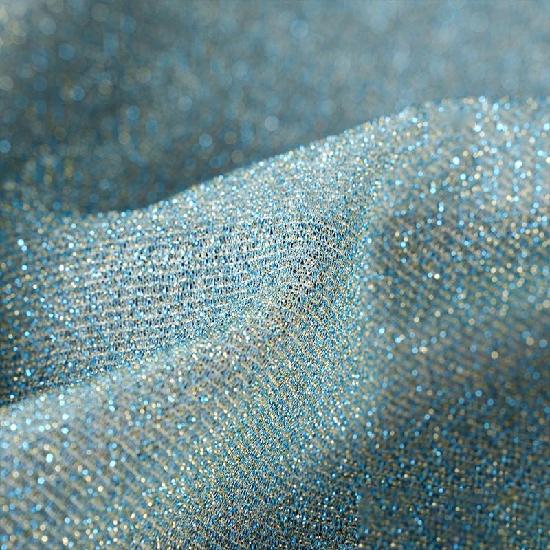 100x155cm Elastic Glitter Fabric Shimmer Glitter Mesh Gauze For Performance Dress Skirt Wedding Doll Diy Sewing Soft Shiny Cloth