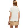 Moncler SS25 Solid Color Simple Comfortable Casual Short Sleeve Polo Shirt Women Polo Shirts White K1-093-8A00001-84720-034