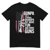 Funny Gunpa Definition Tee Us Flag For Gunpa Like A Normal Grandpa