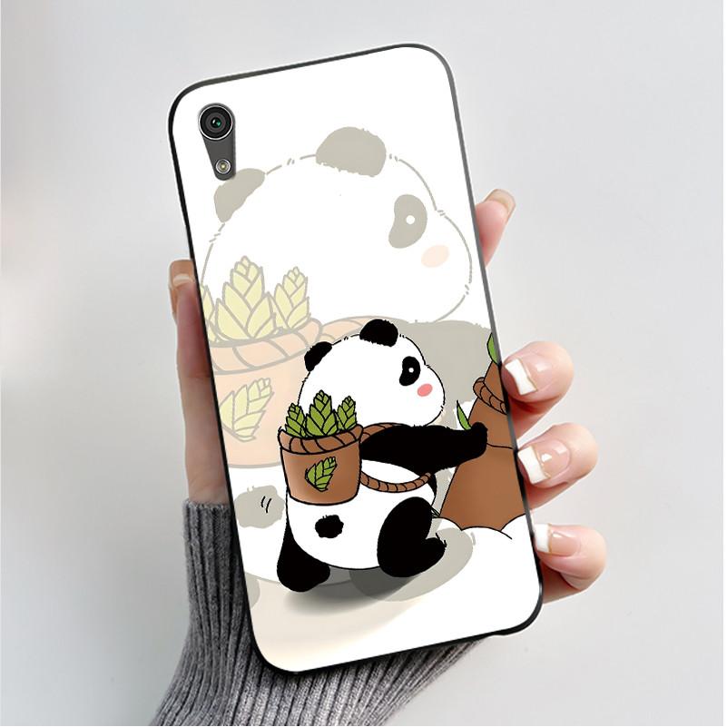 Hülle Für Sony Xperia XA1 Rückseite G3121 G3112 G3125 G3116 G3123 Luxus Mode Schmetterling Blume Schwarzes Silikon Weiche Handyhülle