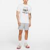 Nike Herren Retro Grafikprint Kurzarm-T-Shirt in Weiß